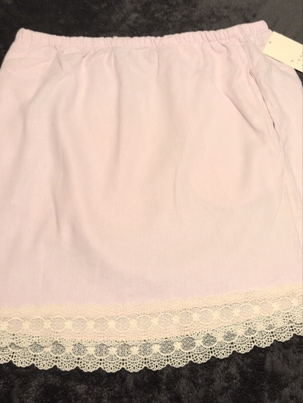 Lace-Trim Pastel Pink Women’s Skirt By A New Day (Medium)